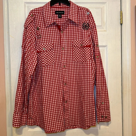 Other - Men’s Ablanche Casual Button Down Shirt-4XL. 3-40